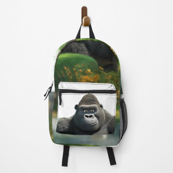 Item preview, Smiling Gorilla designed and sold by BeFunnyBeHappy.