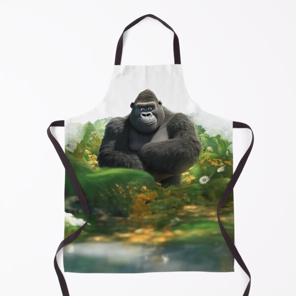 Item preview, Smiling Gorilla designed and sold by BeFunnyBeHappy.