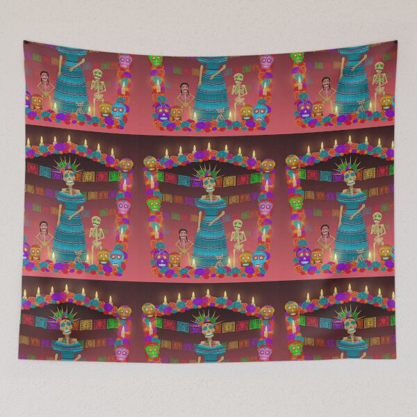 Item preview, Pink Ómbre Day of the Dead designed and sold by Cynthia De La Torre.