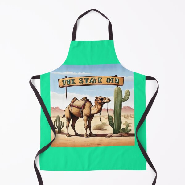 Item preview, "Sands of Harmony: Cactus Landscape with Camel" designed and sold by MudmanExpress.