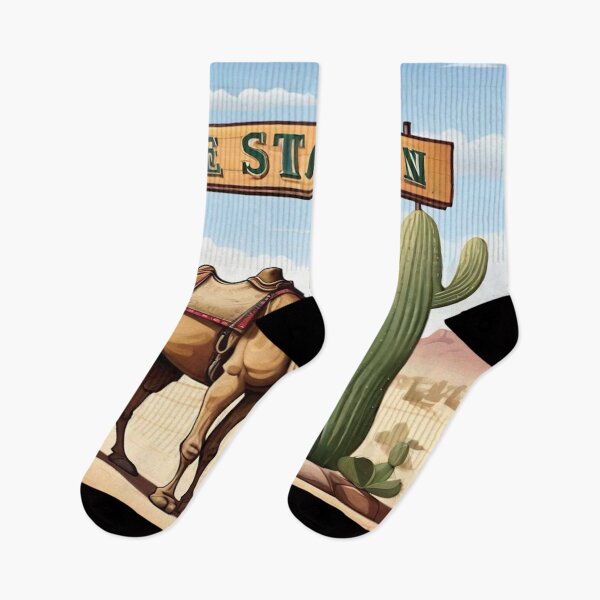 Item preview, "Sands of Harmony: Cactus Landscape with Camel" designed and sold by MudmanExpress.