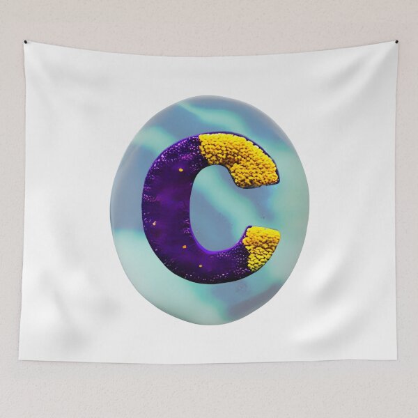 Item preview, letter C, monogram. typography collage. ABC art. gift designed and sold by Minibubb.