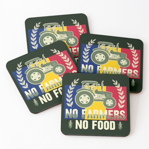 Item preview, No Farmers No Food, RO, Bucharest, Romania, Corn, Grain, Tractor designed and sold by Cerulean-Shop.