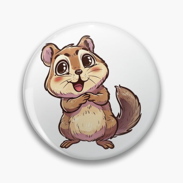Item preview, Chipmunk Kawaii US Animal Inspired Art and Stickers designed and sold by CDC40.