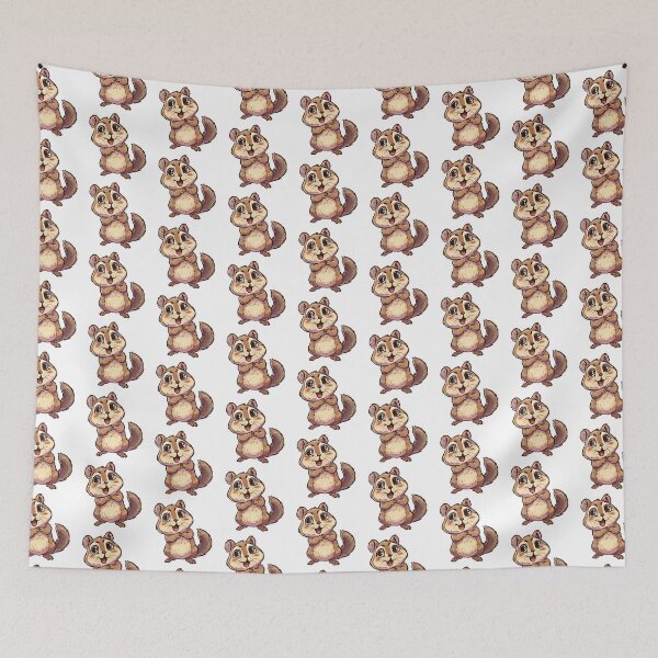 Item preview, Chipmunk Kawaii US Animal Inspired Art and Stickers designed and sold by CDC40.