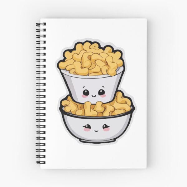 Item preview, a die-cut sticker of a kawaii bowl of Mac and cheese. designed and sold by Mygifts93.