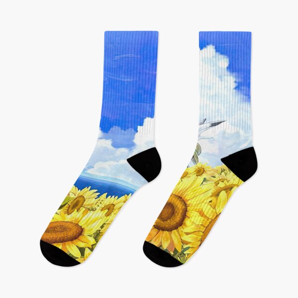 Item preview, Sunflower Field Landscape Anime  designed and sold by momosstyle.