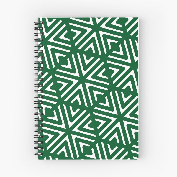 Item preview, Green & White Grouped Arrows & Triangle Snowflake Limitless Seams designed and sold by Alchemy-A-La-G.
