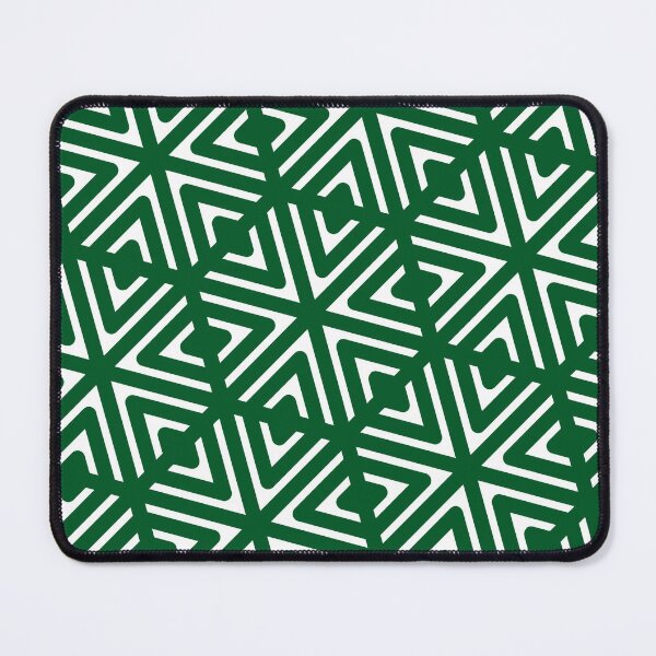 Item preview, Green & White Grouped Arrows & Triangle Snowflake Limitless Seams designed and sold by Alchemy-A-La-G.