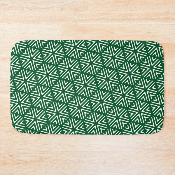 Item preview, Green & White Grouped Arrows & Triangle Snowflake Limitless Seams designed and sold by Alchemy-A-La-G.