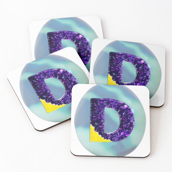 Item preview, letter D, monogram. typography collage. ABC art. gift designed and sold by Minibubb.