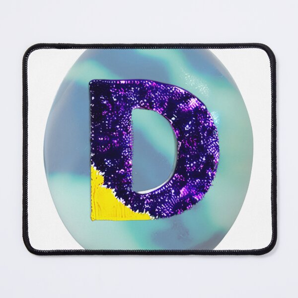 Item preview, letter D, monogram. typography collage. ABC art. gift designed and sold by Minibubb.