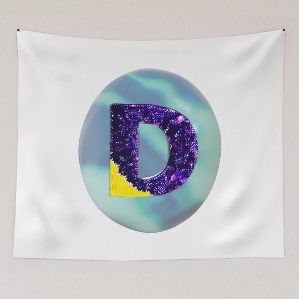 Item preview, letter D, monogram. typography collage. ABC art. gift designed and sold by Minibubb.