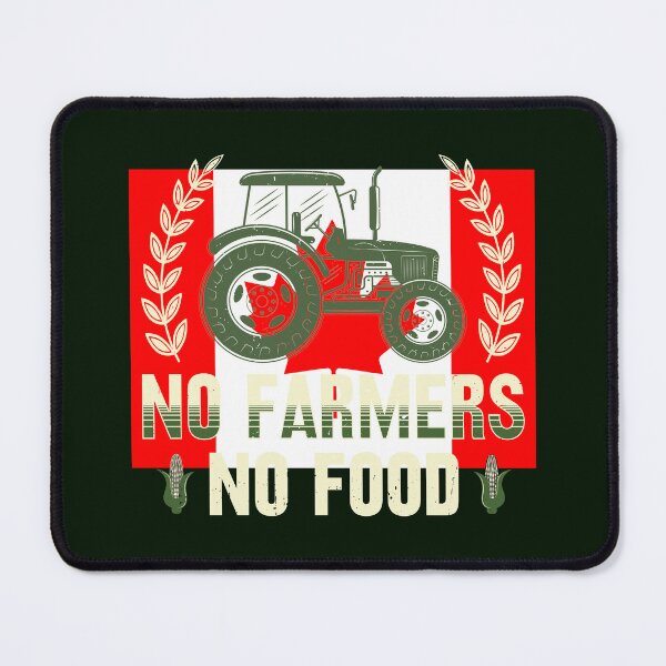 Item preview, No Farmers No Food, CA, Canada, Ottawa, Corn, Grain, Tractor designed and sold by Cerulean-Shop.