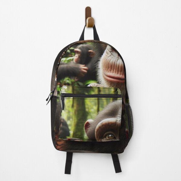 Item preview, Arboreal Majesty - Chimpanzee's Regal Presence in the Treetop Realm designed and sold by ProgressMagnet.