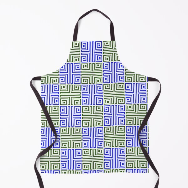 Item preview, Blue & Green Ancient Tribal Replica White Limitless Seams designed and sold by Alchemy-A-La-G.