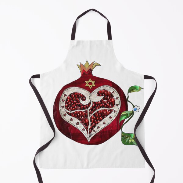 Item preview, Rosh Hashanah Pomegranate Heart designed and sold by Lee Hiller Designs.