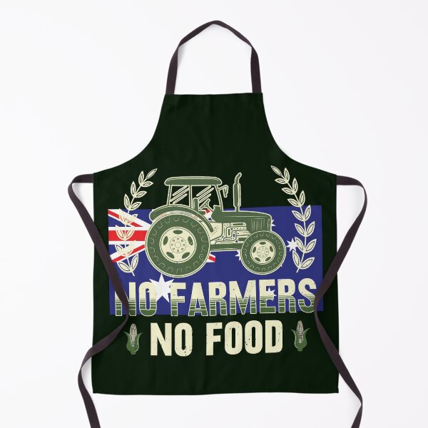Item preview, No Farmers No Food, AU, Australia, Canberra, Corn, Grain, Tractor designed and sold by Cerulean-Shop.