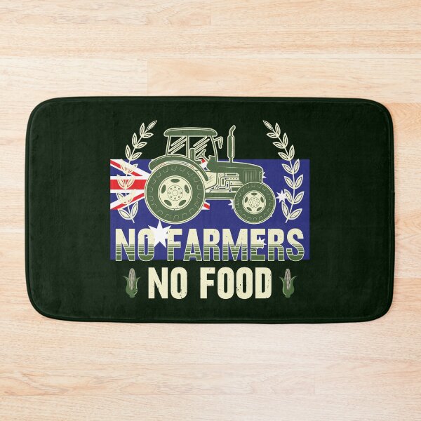 Item preview, No Farmers No Food, AU, Australia, Canberra, Corn, Grain, Tractor designed and sold by Cerulean-Shop.