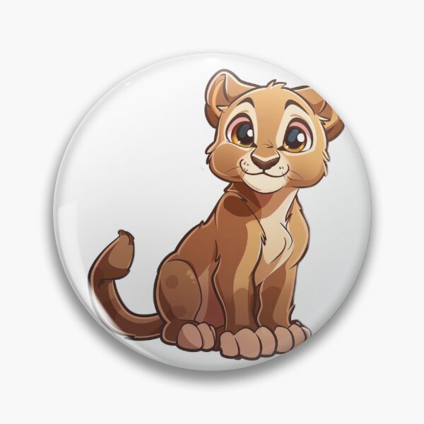 Item preview, Mountain Lion Kawaii US Animal Inspired Art and Stickers designed and sold by CDC40.