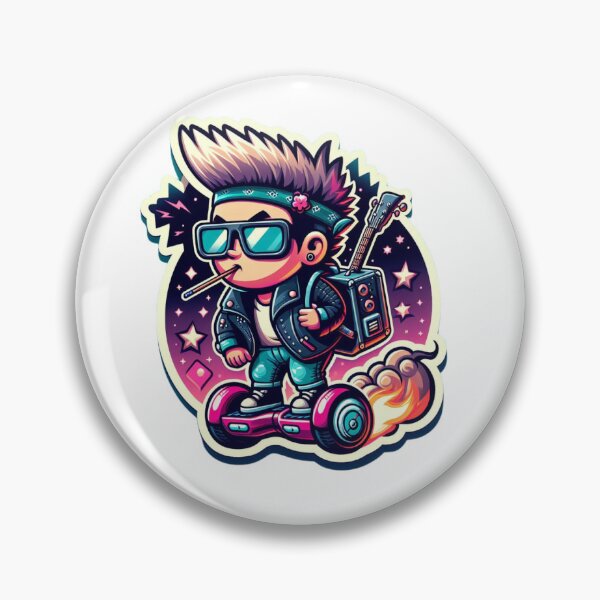 Item preview, A rocker man Sticker designed and sold by Jonathanrk.