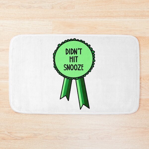 Item preview, Didn't Hit Snooze Ribbon Green designed and sold by CJ Vanderbeek.