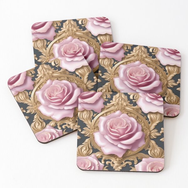 Item preview, Baroque Inspired Pink Roses designed and sold by DesignsByPrnces.