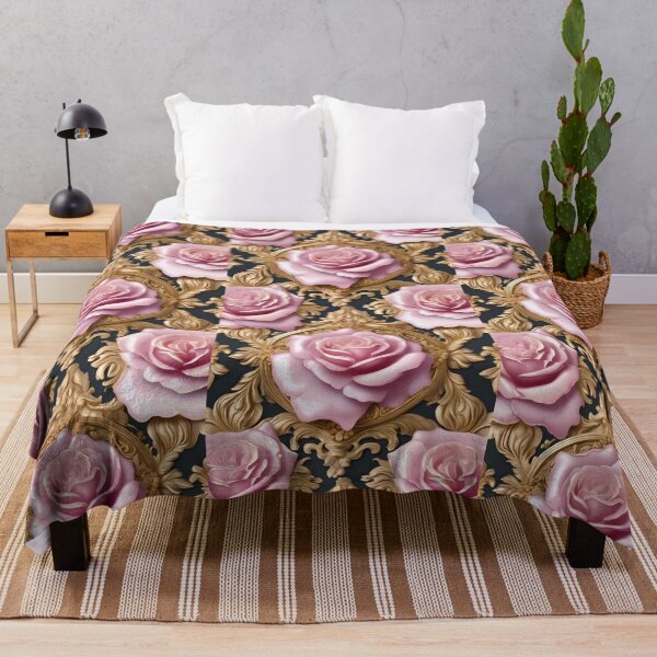 Item preview, Baroque Inspired Pink Roses designed and sold by DesignsByPrnces.
