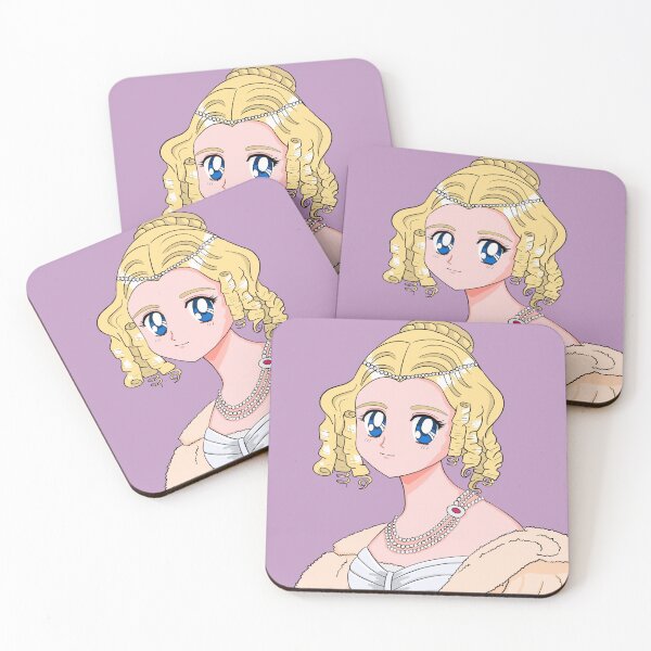 Item preview, Cute Théodolinde de Beauharnais 90's Anime Style illustration designed and sold by MariOyama.