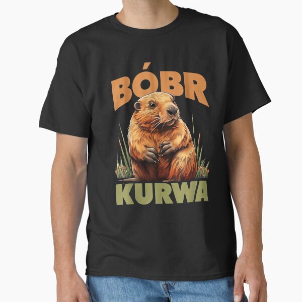 Vista previa del artículo con la obra «Bobr Kurwa - Bober Castor Bobr», diseñado y vendido por SLAVIC WORLD.