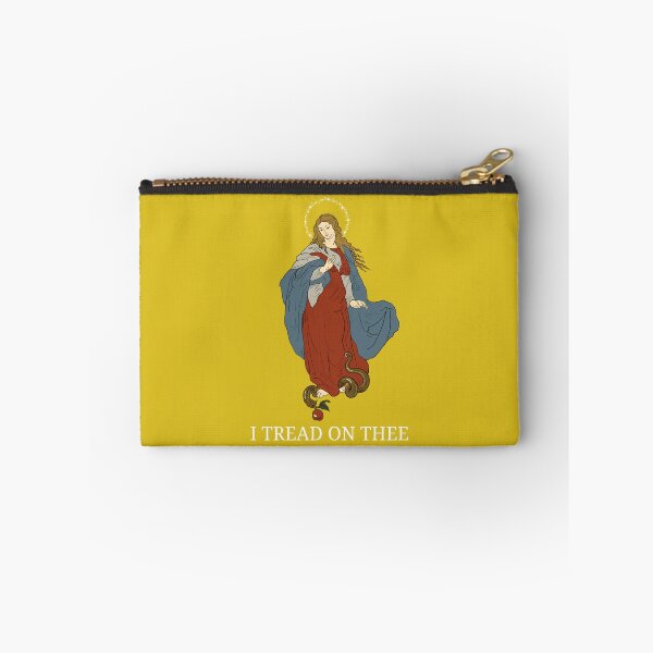 Item preview, I Tread on Thee Virgin Mary Gadsden Flag designed and sold by SeraphimPS.