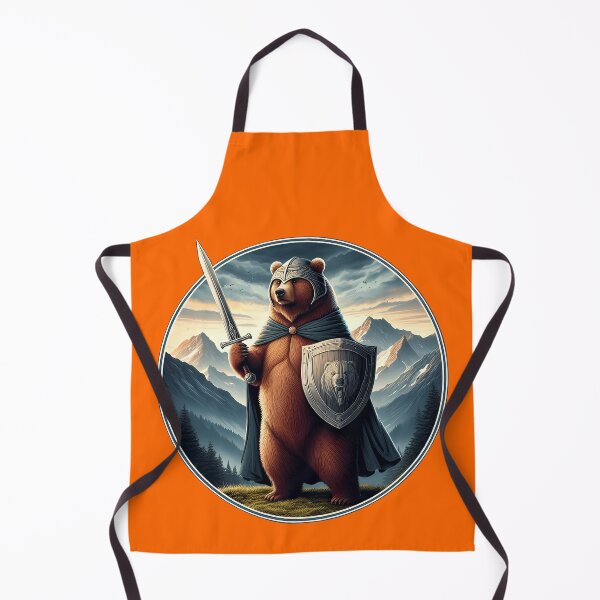 Item preview, MEDIEVAL BEAR - #FF6600 designed and sold by Marlon Oseguera.