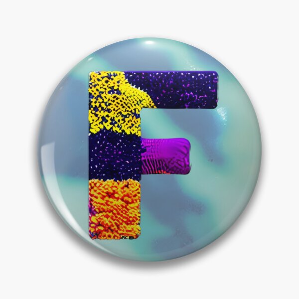 Item preview, letter F, monogram 2. typography collage. ABC art. gift designed and sold by Minibubb.
