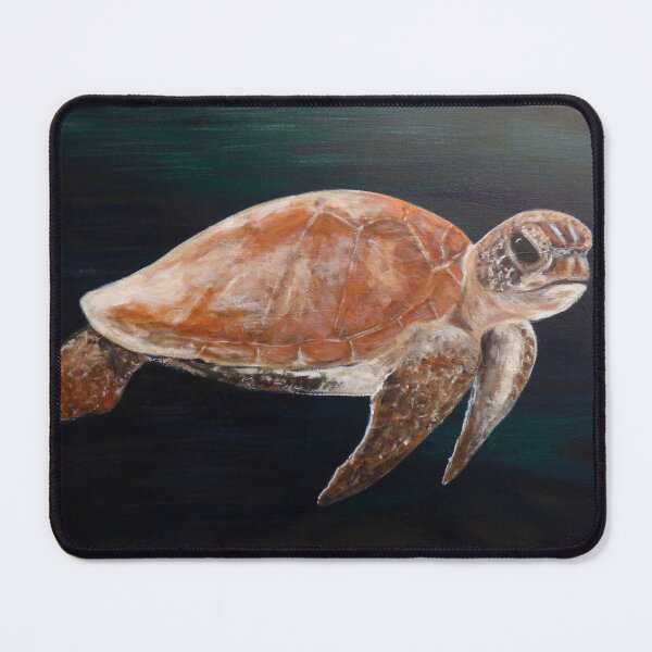 Item preview, Copper the Grumpy Sea Turtle designed and sold by artbybutterfly.
