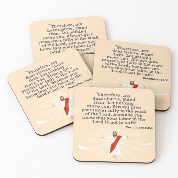 Item preview, Bible verses about strength - Corinthians 15:58 designed and sold by ZenReiArt.