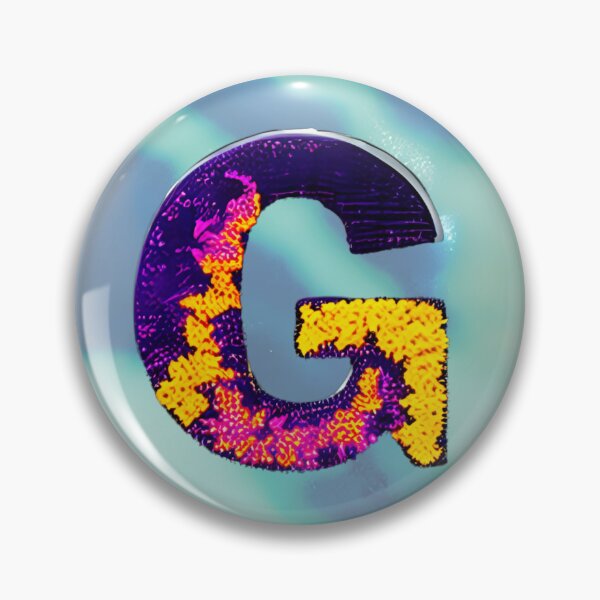 Item preview, letter G, monogram 2. typography collage. ABC art. gift designed and sold by Minibubb.