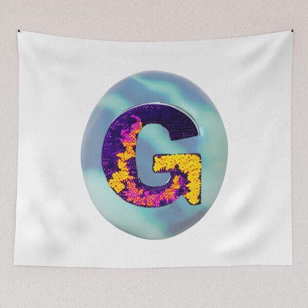 Item preview, letter G, monogram 2. typography collage. ABC art. gift designed and sold by Minibubb.