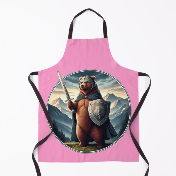 Item preview, MEDIEVAL BEAR - #FF99CC designed and sold by Marlon Oseguera.