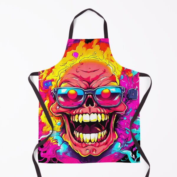 Item preview, Screaming Skull Mad Boy - Neon UV Light designed and sold by Lososko.