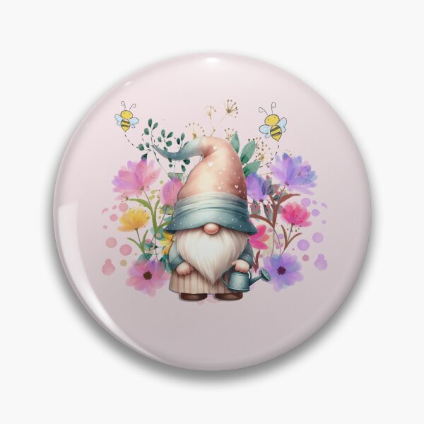 Item preview, Garden Gnome Cute Flower Gardener  designed and sold by tamdevo1.