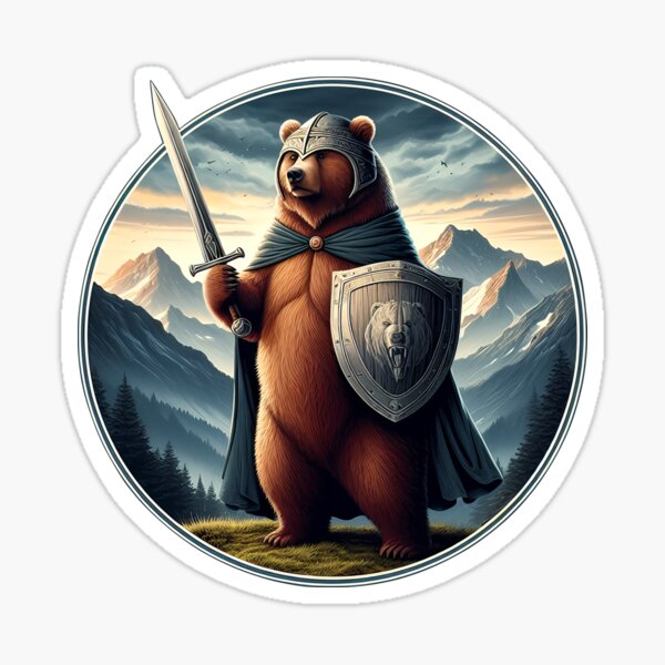 Item preview, MEDIEVAL BEAR - #666666 designed and sold by Marlon Oseguera.