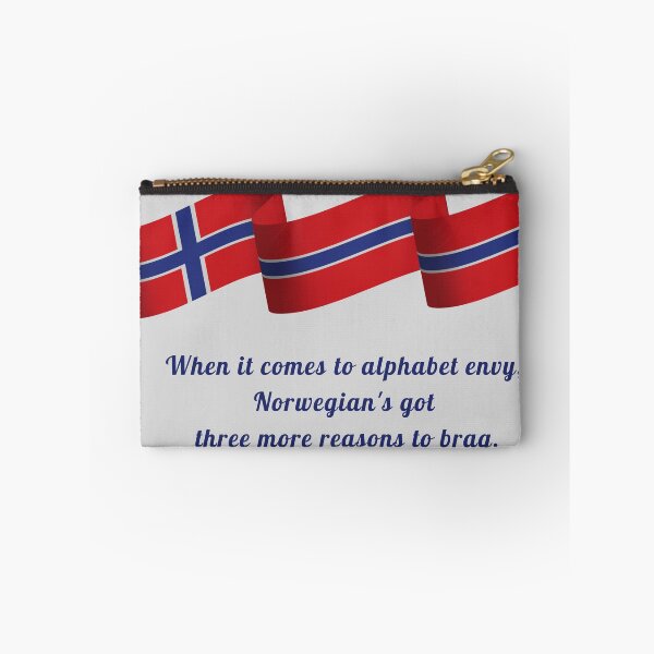 Item preview, When it Comes to Alphabet Envy, Norwegian's got Three More Reasons to Brag: Æ Ø Å designed and sold by Artmugic.