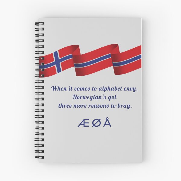 Item preview, When it Comes to Alphabet Envy, Norwegian's got Three More Reasons to Brag: Æ Ø Å designed and sold by Artmugic.