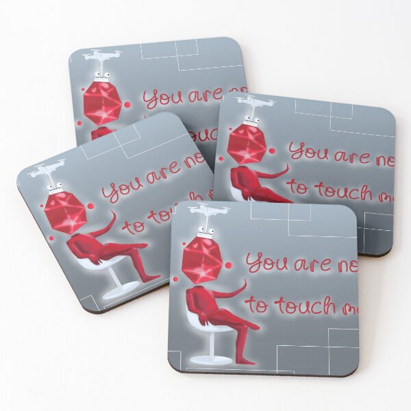 Item preview, dhmis you are not to touch me red guy designed and sold by murgofinin.