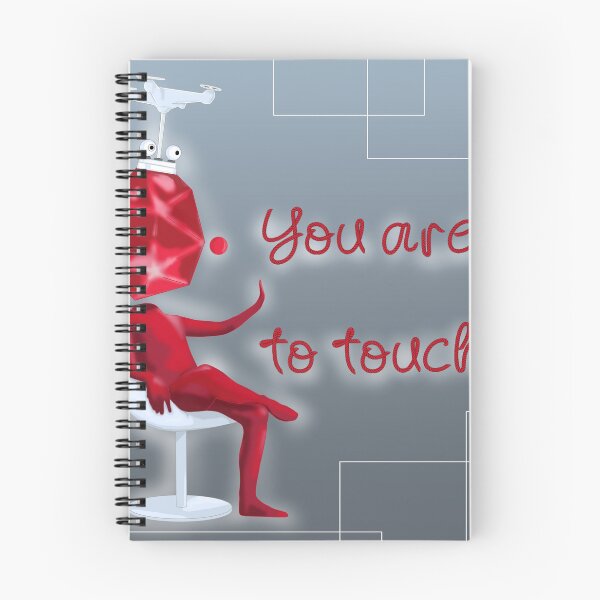 Item preview, dhmis you are not to touch me red guy designed and sold by murgofinin.
