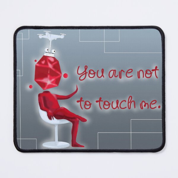 Item preview, dhmis you are not to touch me red guy designed and sold by murgofinin.