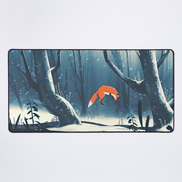 Item preview, Fox in A Snowy Forest designed and sold by momosstyle.