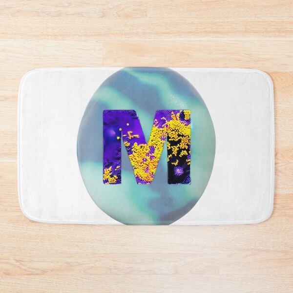 Item preview, letter M, monogram 2. typography collage. ABC art. gift designed and sold by Minibubb.