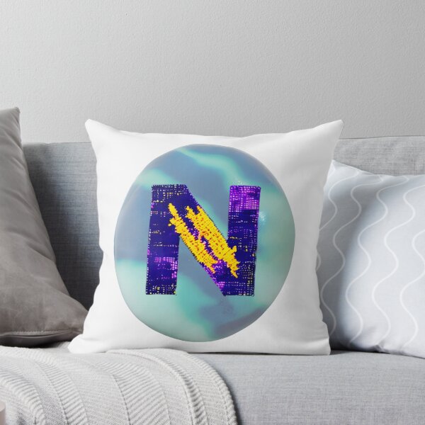 Item preview, letter N, monogram 2. typography collage. ABC art. gift designed and sold by Minibubb.