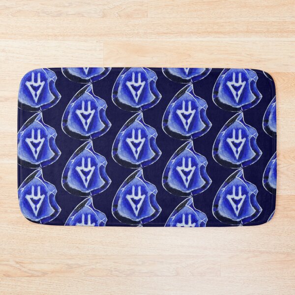 Item preview, Handpainted Dragoon Job Stone FFXIV designed and sold by jelly hearts.